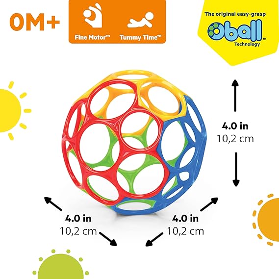 Oball Classic Easy-Grasp Baby Toy & Teether